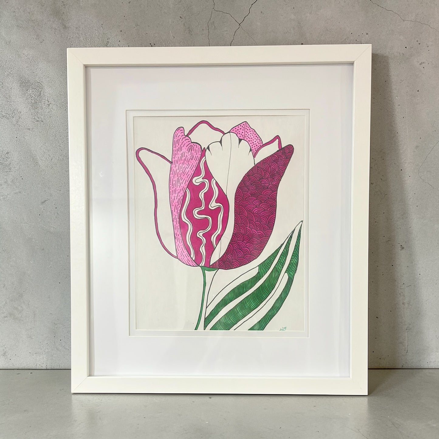 Modern Pink Floral