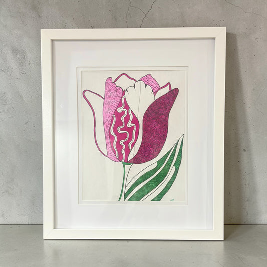 Modern Pink Floral