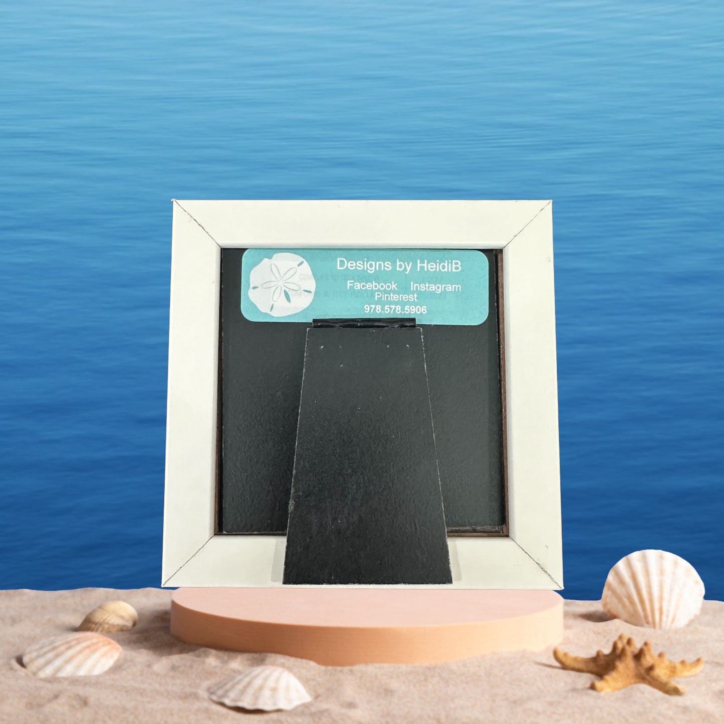 Beachlover, Sea Glass, Shell, Sea Gull/Bird Home Decor Picture