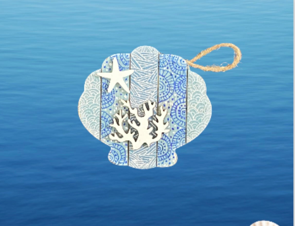 Wooden Doodle Ornaments