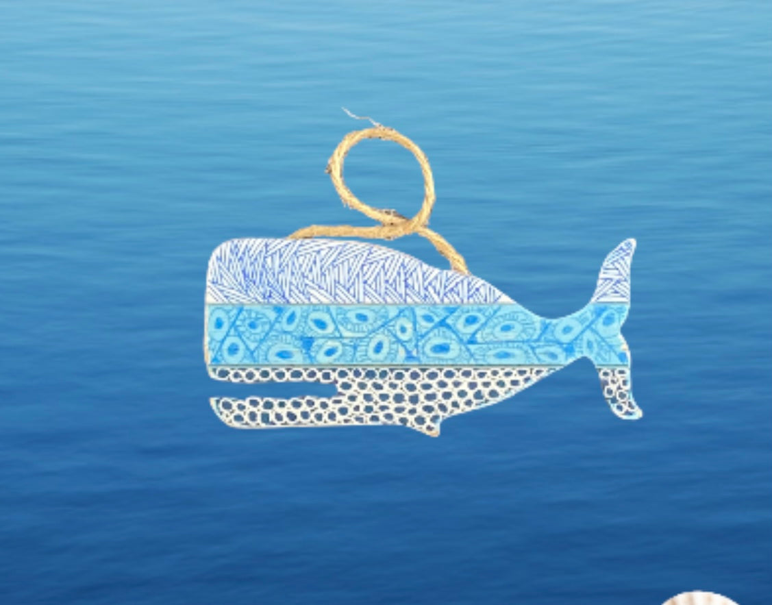 Wooden Doodle Ornaments